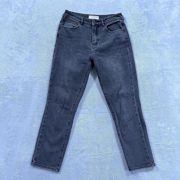 Pacsun Mom Jeans 26 High‎ Rise Washed Black Denim 100% Cotton Womens - Picture 1 of 10